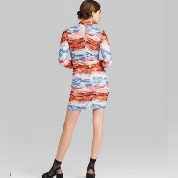 Landscaped Ruched Dress - Picture 3 of 10